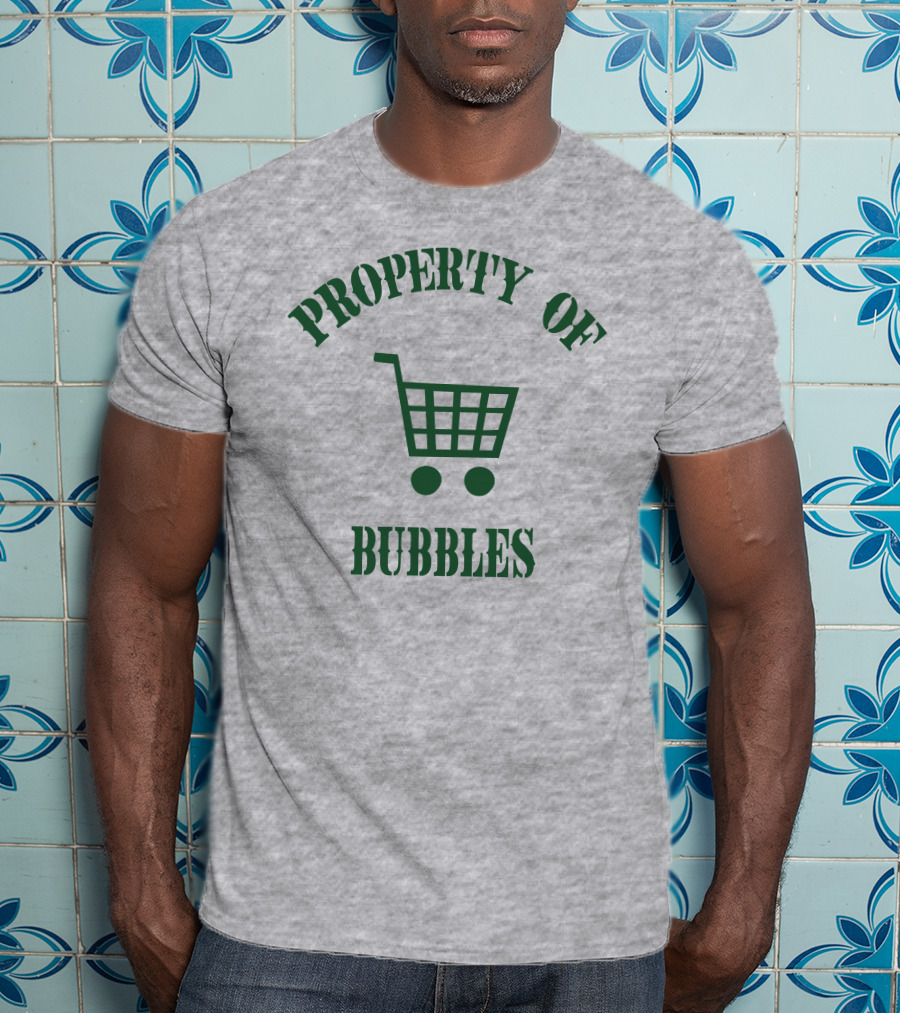 Property Of Bubbles Ziggy Sobotka Shopping Cart T-Shirt