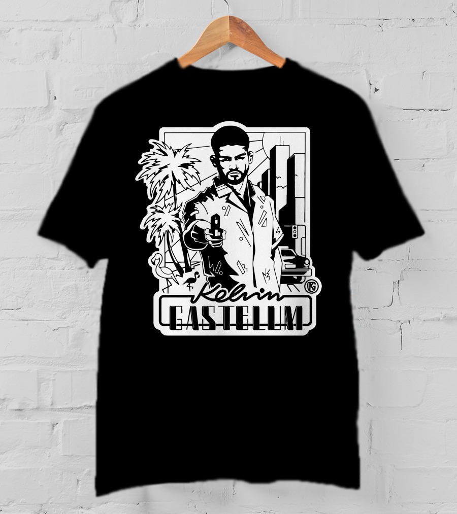 Kelvin Gastelum Urban Noir Street Scene T-Shirt