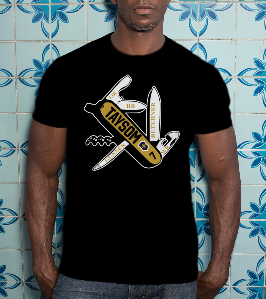 Jeantherapy Taysom 7 Multi-Position NFL Player QB RB WR Gunner Returner T-Shirt