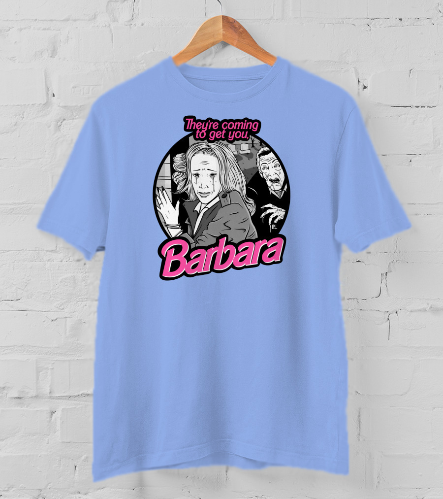 They're Coming To Get You Barbara Horror Scene Comic T-Shirt