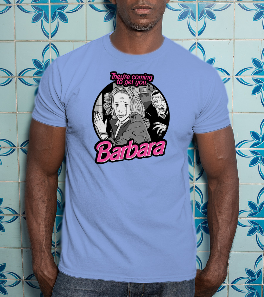 They're Coming To Get You Barbara Horror Scene Comic T-Shirt