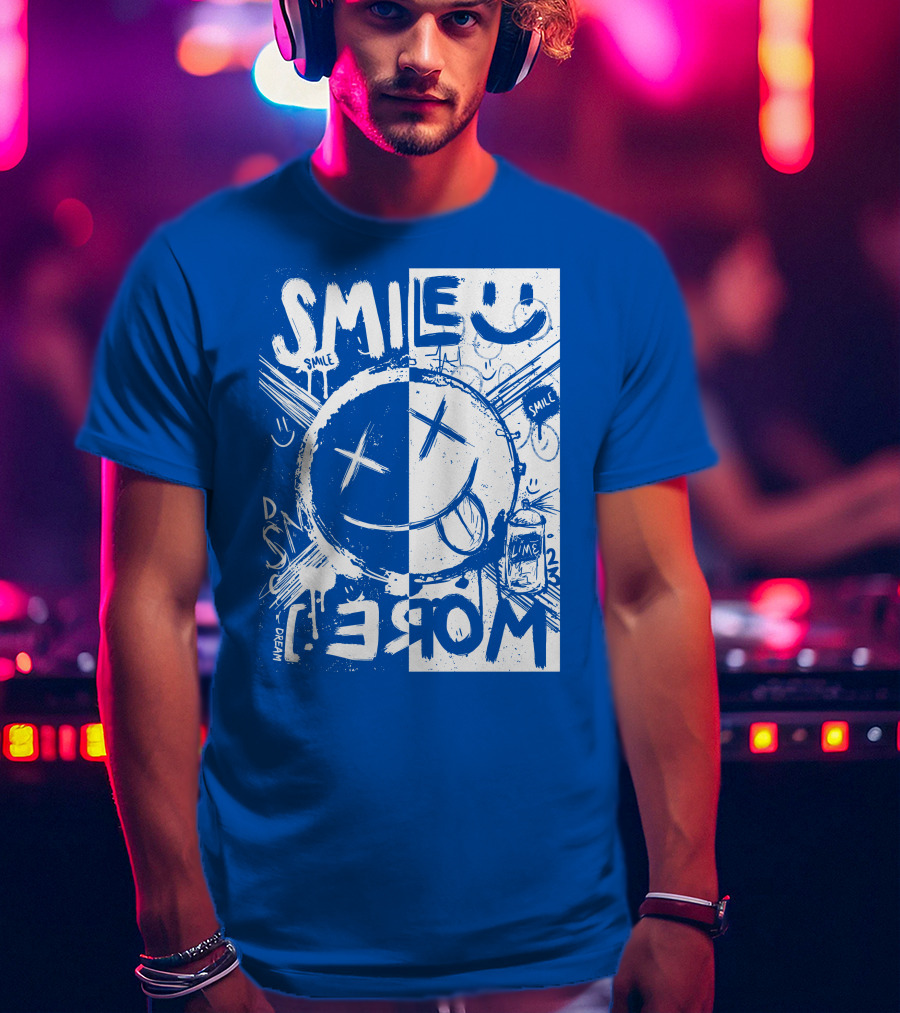Dream Merch Smile More Smile Drink Lime T-Shirt