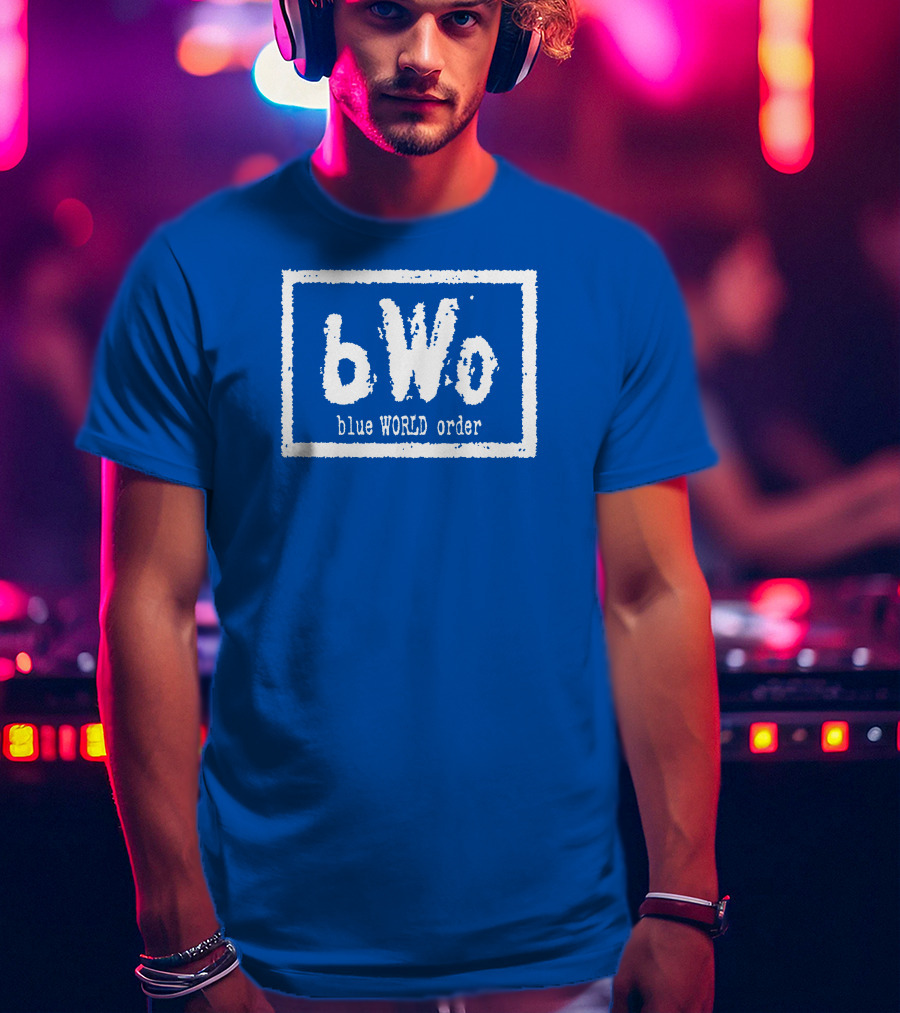 BWo Blue World Order Wrestling Inspired T-Shirt