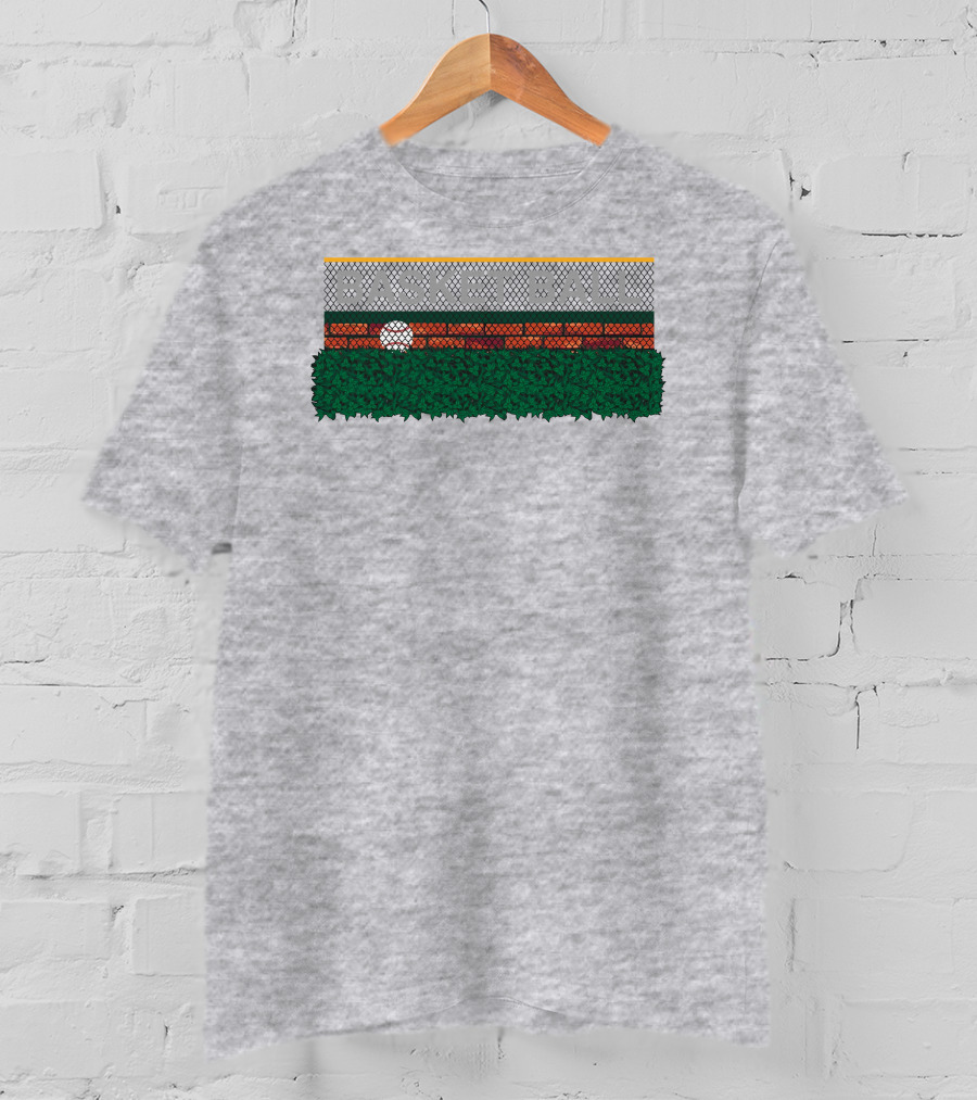 Obvious Basket Ball Fence Court T-Shirt