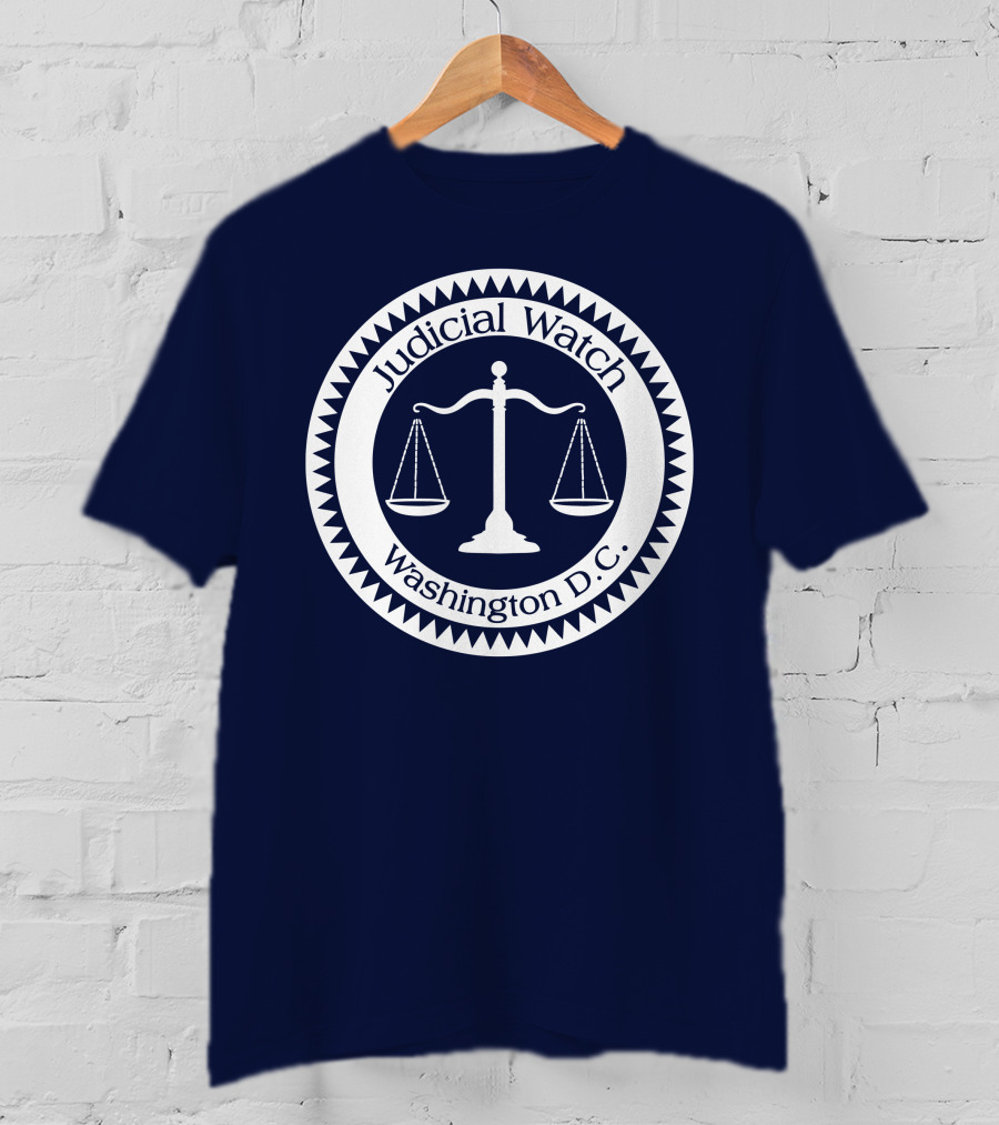 Judicial Watch Washington D.C. Scales Of Justice Seal T-Shirt