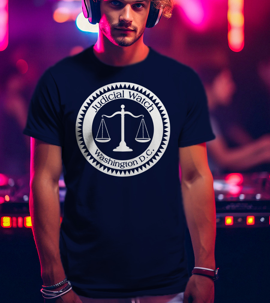 Judicial Watch Washington D.C. Scales Of Justice Seal T-Shirt