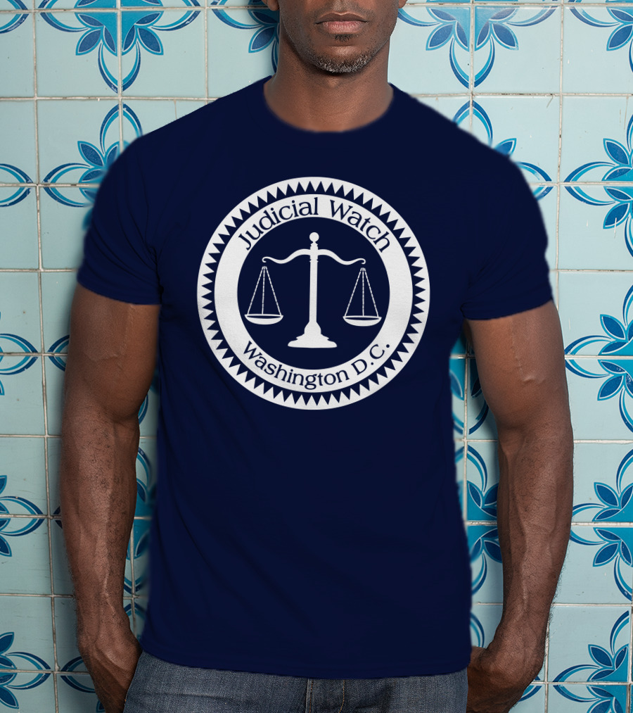 Judicial Watch Washington D.C. Scales Of Justice Seal T-Shirt