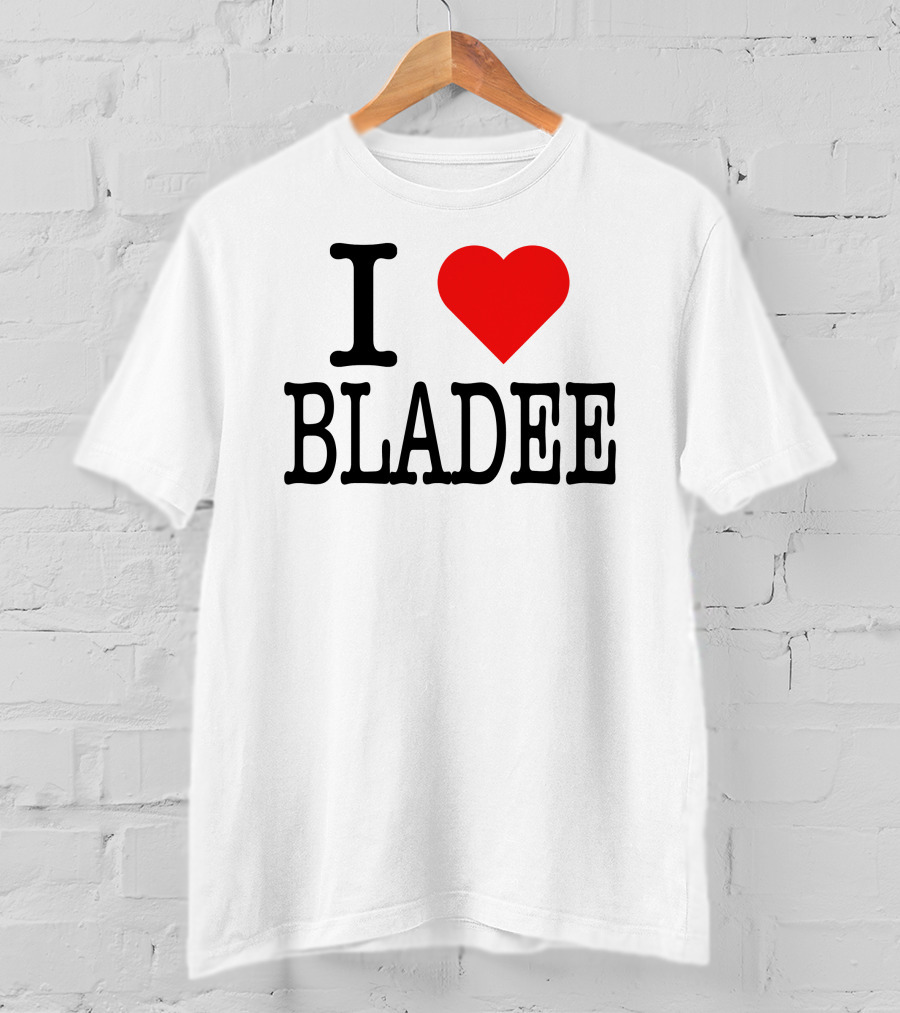 I Love Bladee Heart Symbol Fandom T-Shirt