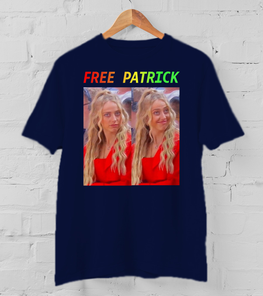 FREE PATRICK Double Image Red T-Shirt