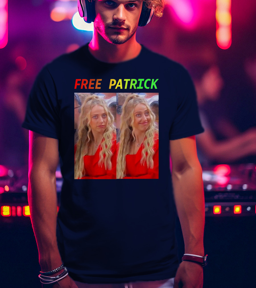 FREE PATRICK Double Image Red T-Shirt