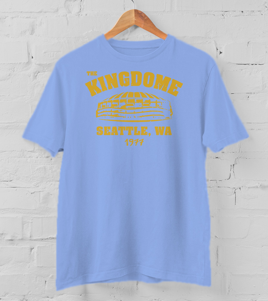 Simply Seattle Merch The Kingdome Seattle WA 1977 Retro Stadium T-Shirt