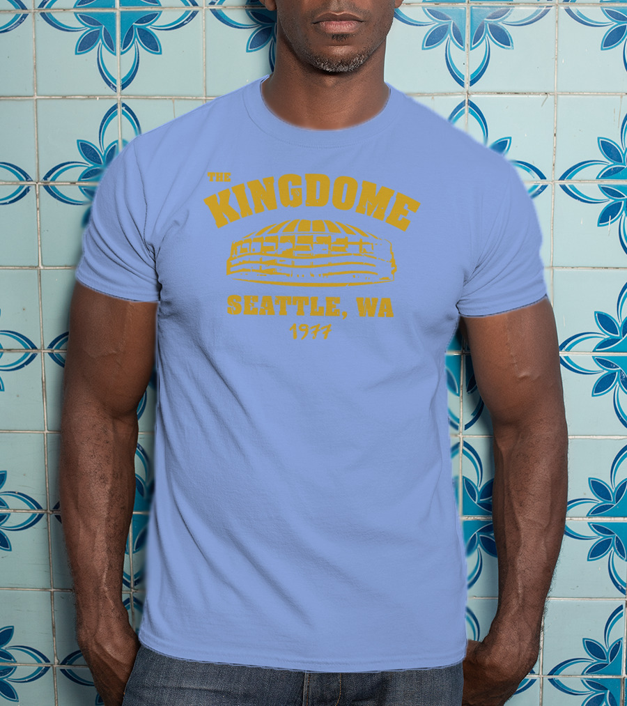 Simply Seattle Merch The Kingdome Seattle WA 1977 Retro Stadium T-Shirt