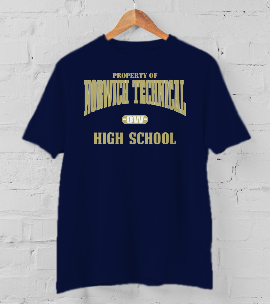 Property Of Norwich Technical OW High School T-Shirt
