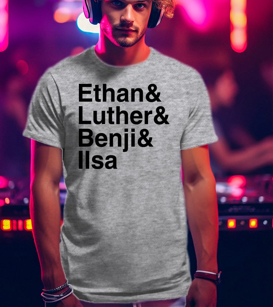 Mission Impossible Ethan Luther Benji Ilsa Characters T-Shirt