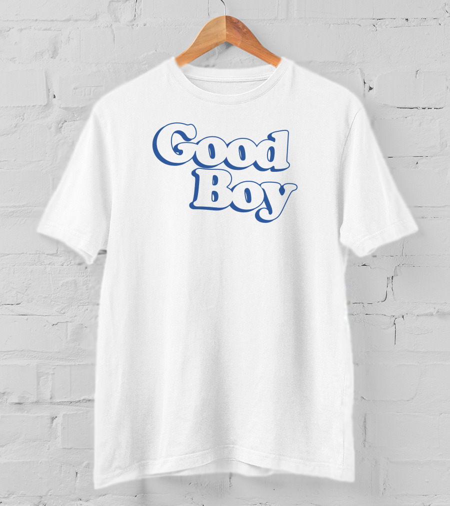 Good Boy Retro Typography T-Shirt