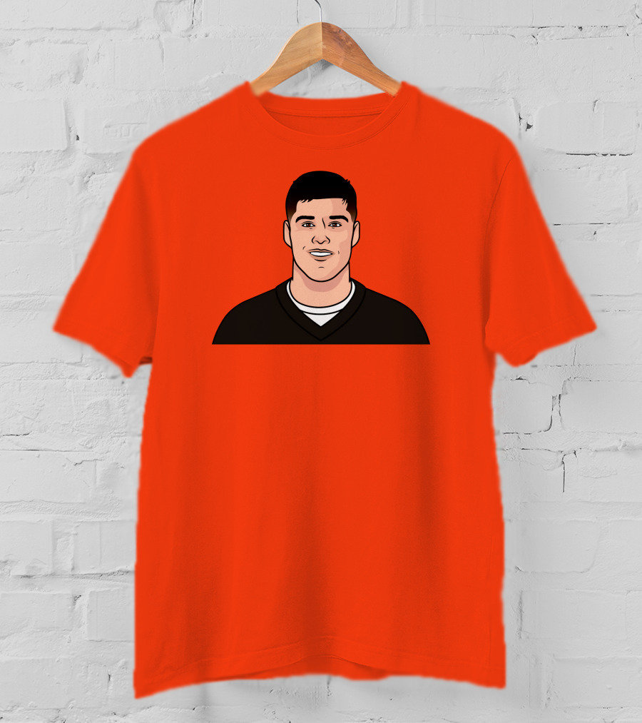 Mason Rudolph Illustrated Portrait On T-Shirt