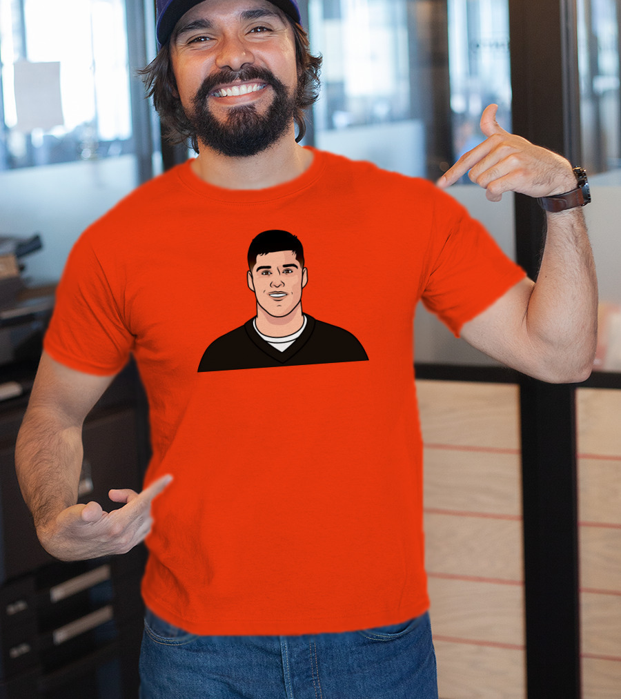 Mason Rudolph Illustrated Portrait On T-Shirt