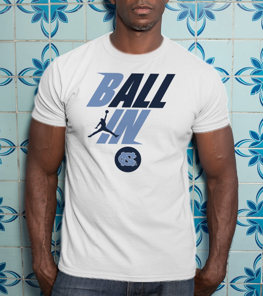 Goheels Shop Jordan Brand North Carolina Tar Heels Ball In Jumpman T-Shirt