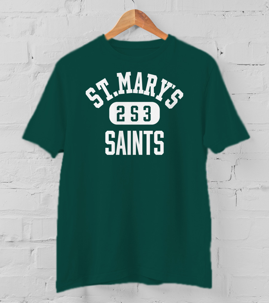 St. Mary's High School Saints 2S3 Team Spirit T-Shirt