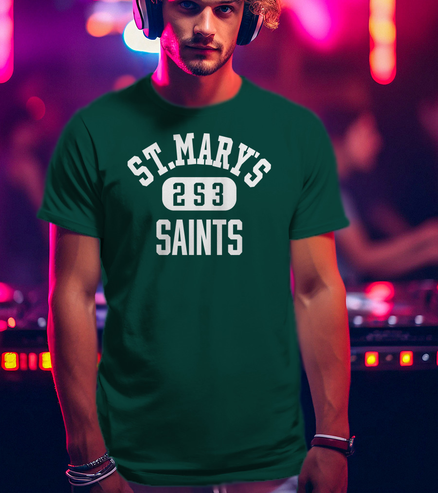 St. Mary's High School Saints 2S3 Team Spirit T-Shirt