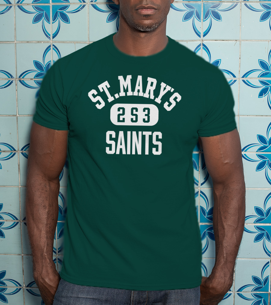 St. Mary's High School Saints 2S3 Team Spirit T-Shirt
