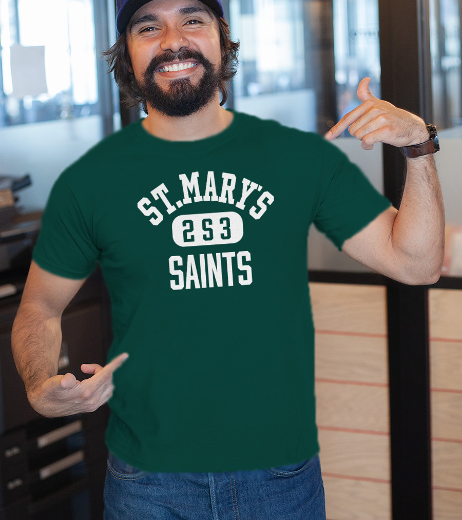 St. Mary's High School Saints 2S3 Team Spirit T-Shirt