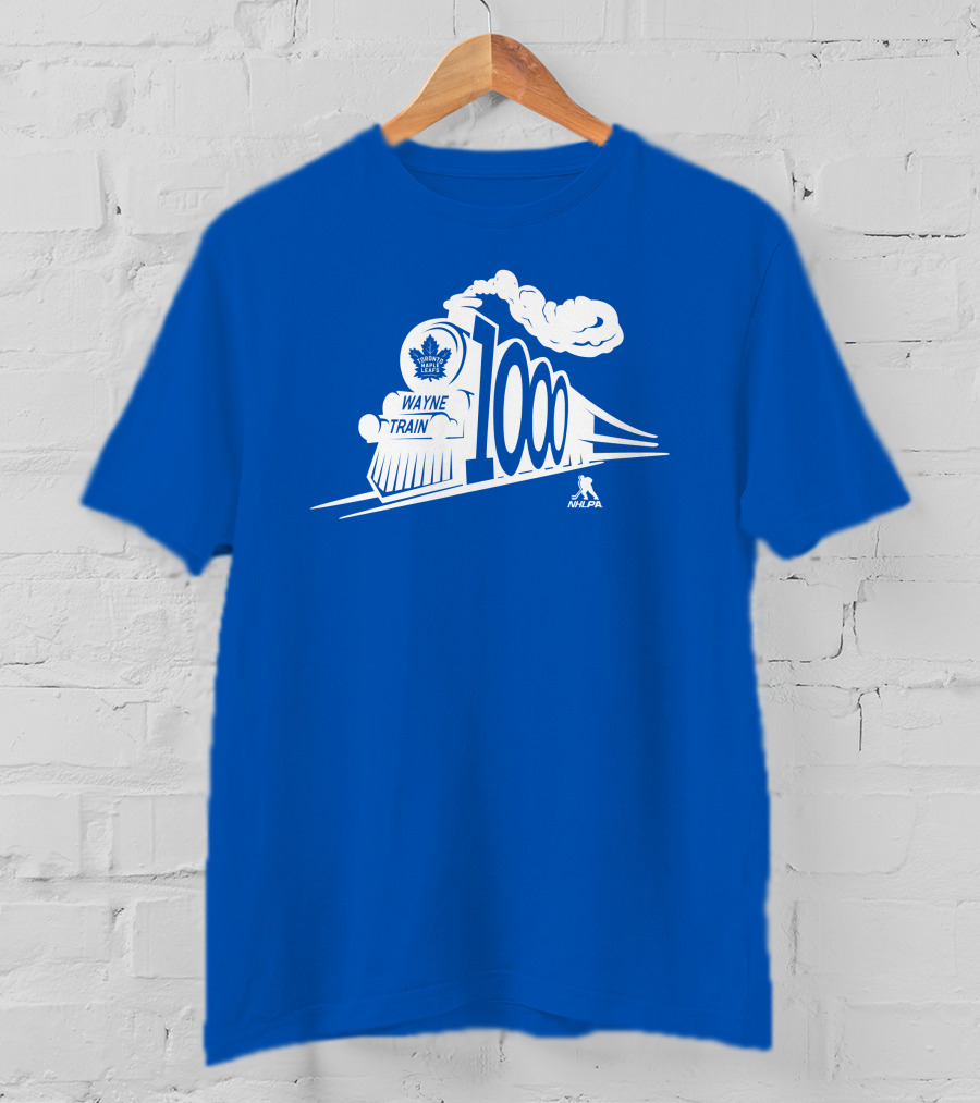 Sportsnet Wayne Train NHLPA 1000 Toronto Maple Leafs T-Shirt