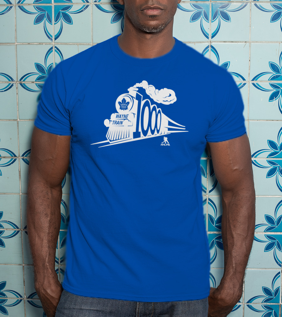 Sportsnet Wayne Train NHLPA 1000 Toronto Maple Leafs T-Shirt
