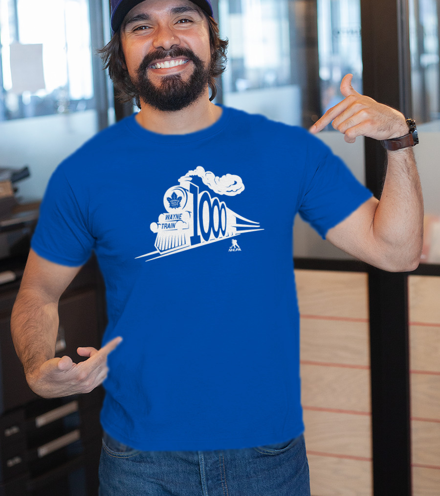 Sportsnet Wayne Train NHLPA 1000 Toronto Maple Leafs T-Shirt