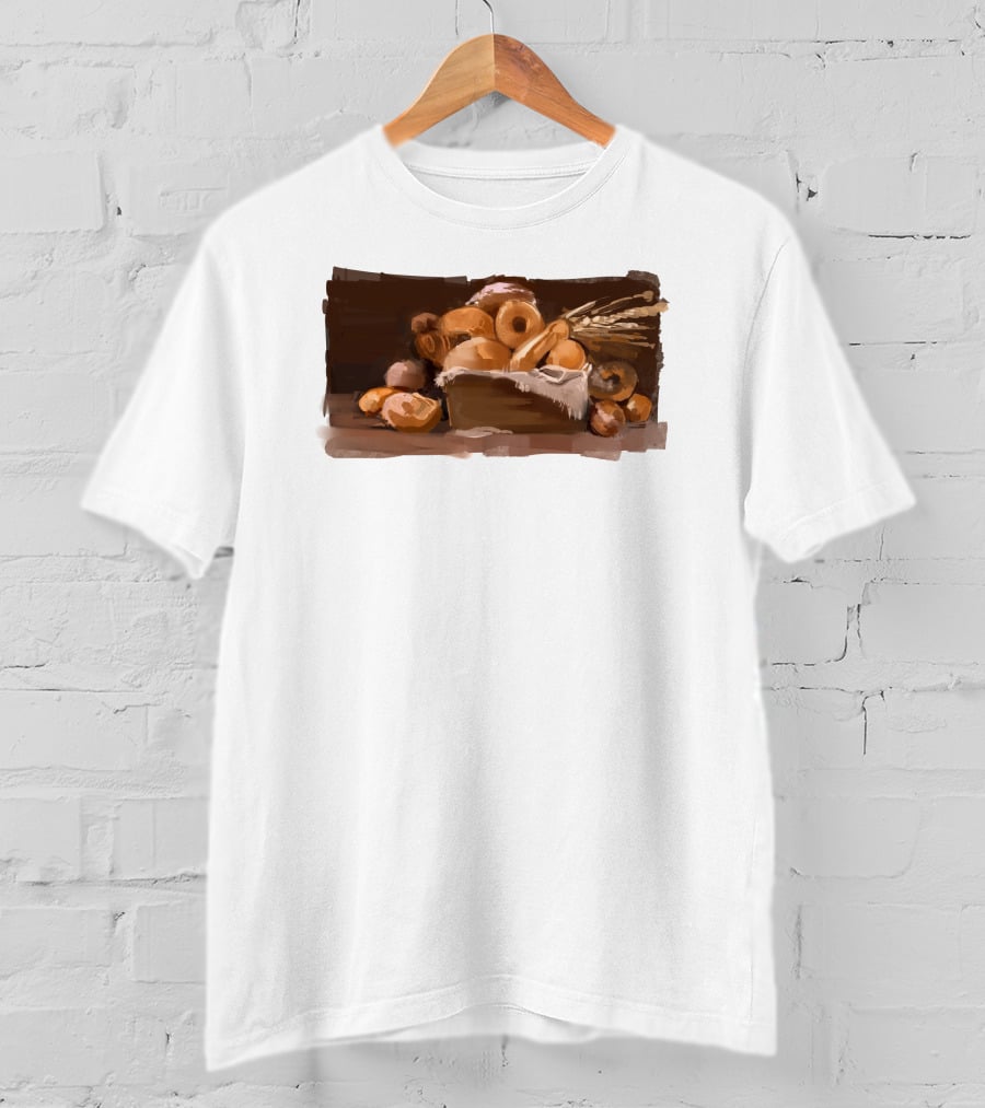 Wolfy The Witch Merchandise Bread Basket T-Shirt