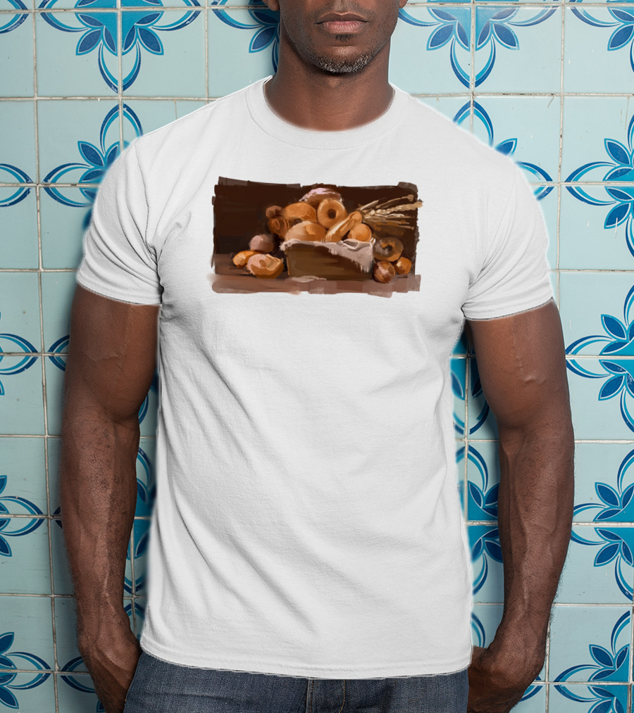 Wolfy The Witch Merchandise Bread Basket T-Shirt