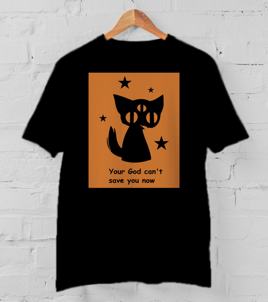 Rex Your God Can't Save You Now Three-Eyed Cat And Stars T-Shirt