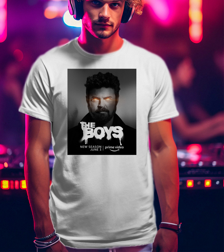 The Boys New Season June 3 Prime Video Superhero Dark T-Shirt