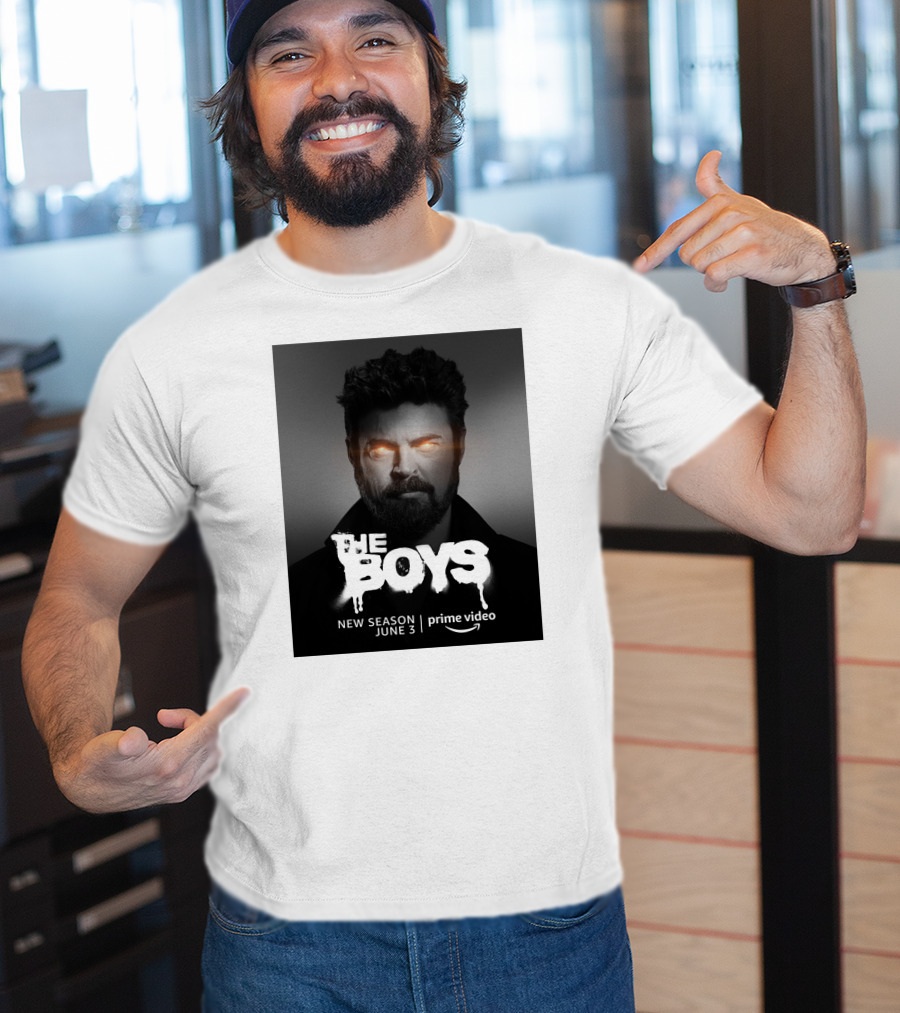 The Boys New Season June 3 Prime Video Superhero Dark T-Shirt
