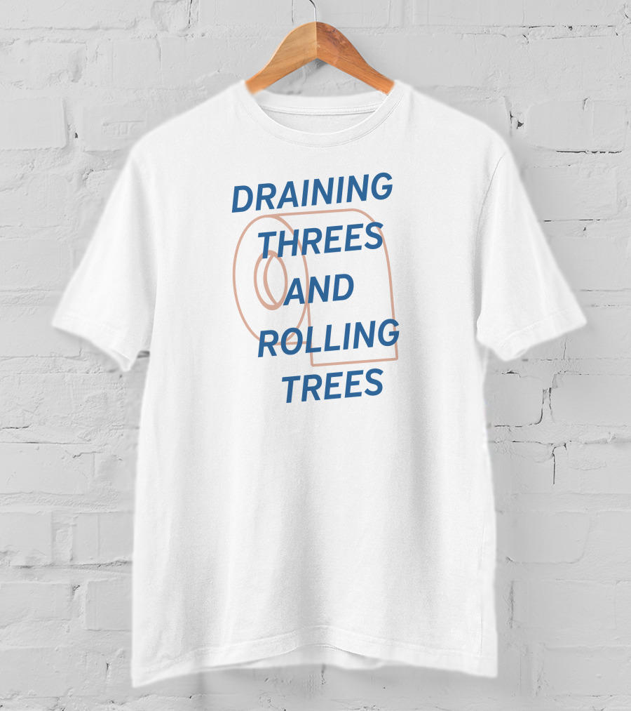 Scarlet And Gold Merch Draining Threes And Rolling Trees T-Shirt