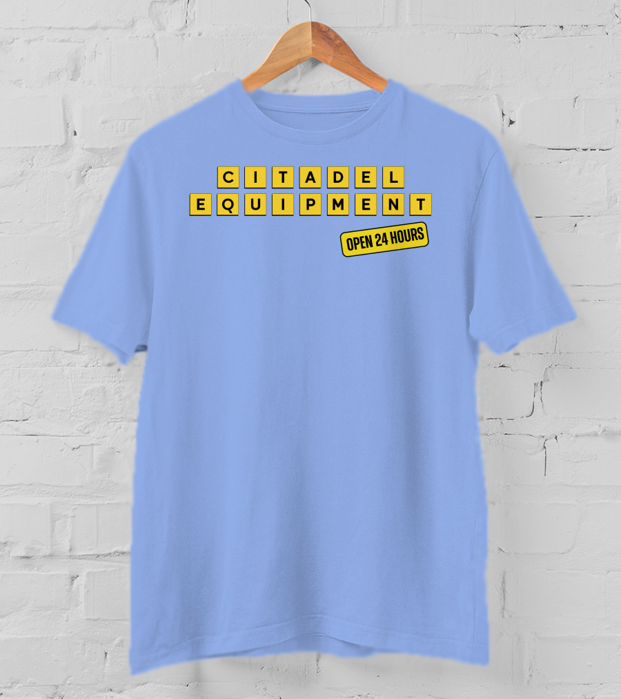 Citadel Equipment Open 24 Hours Kevin Yeager T-Shirt