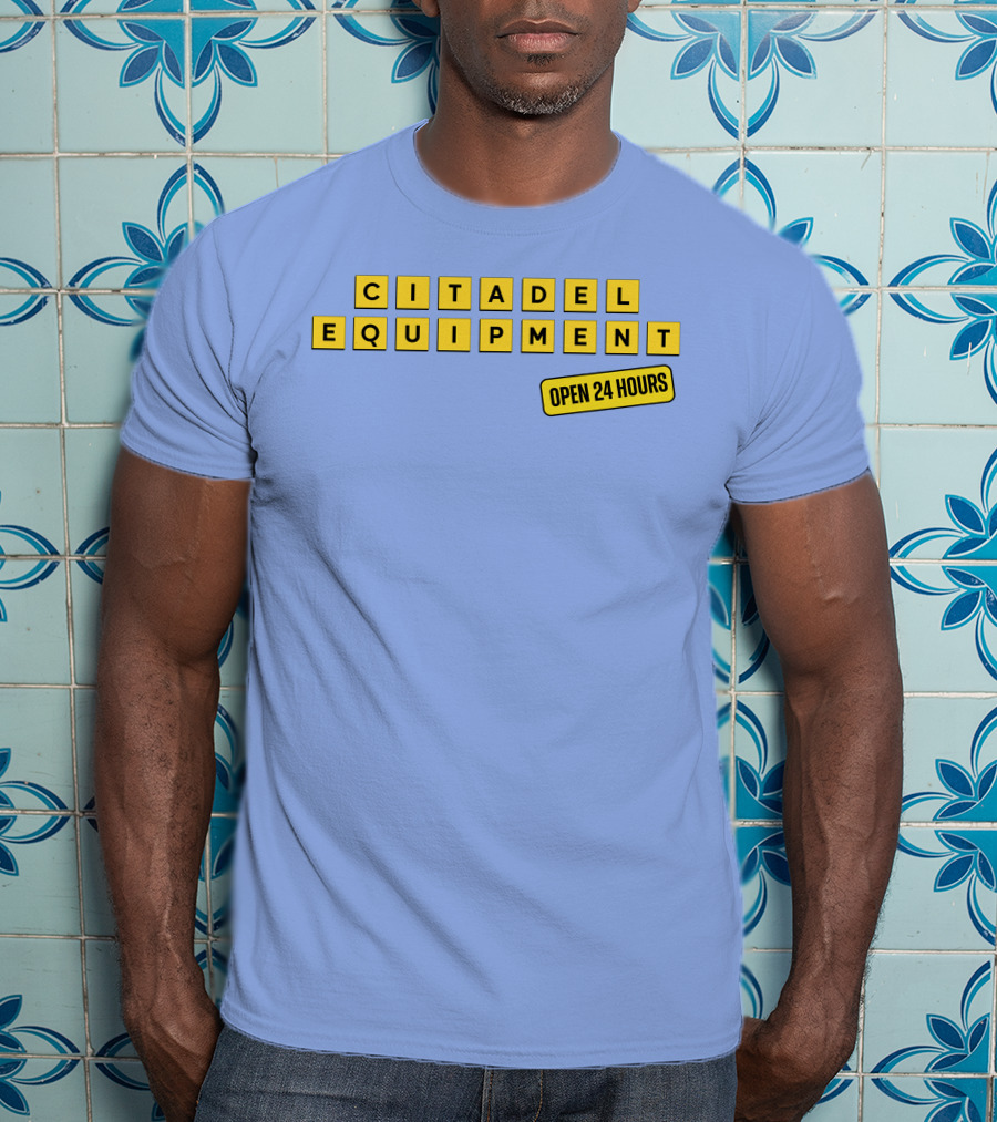 Citadel Equipment Open 24 Hours Kevin Yeager T-Shirt