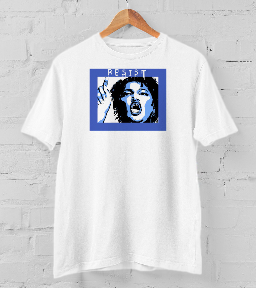 Liberal World Gear Company Merch Resist Stacey Abrams T-Shirt