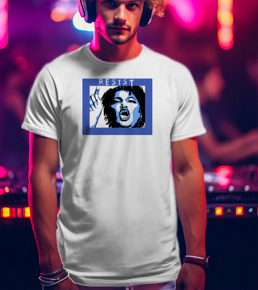 Liberal World Gear Company Merch Resist Stacey Abrams T-Shirt