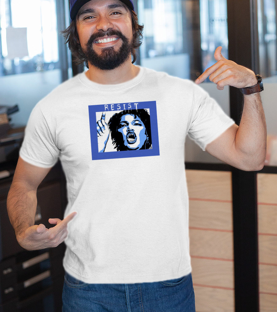 Liberal World Gear Company Merch Resist Stacey Abrams T-Shirt