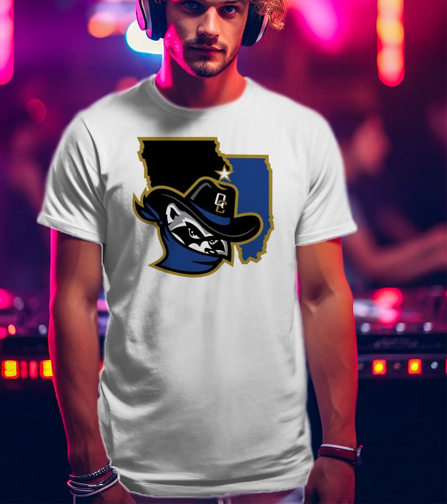 Quad Cities River Bandits Midwest League Baseball Logo 22 T-Shirt