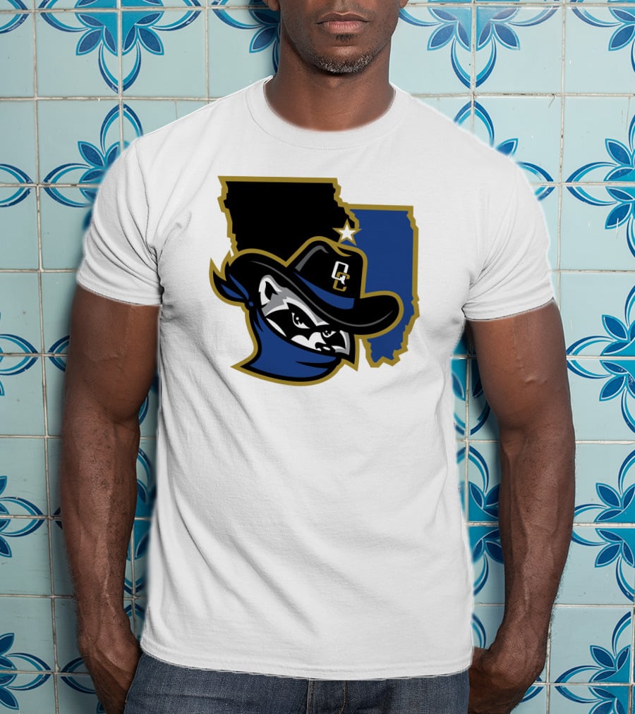 Quad Cities River Bandits Midwest League Baseball Logo 22 T-Shirt