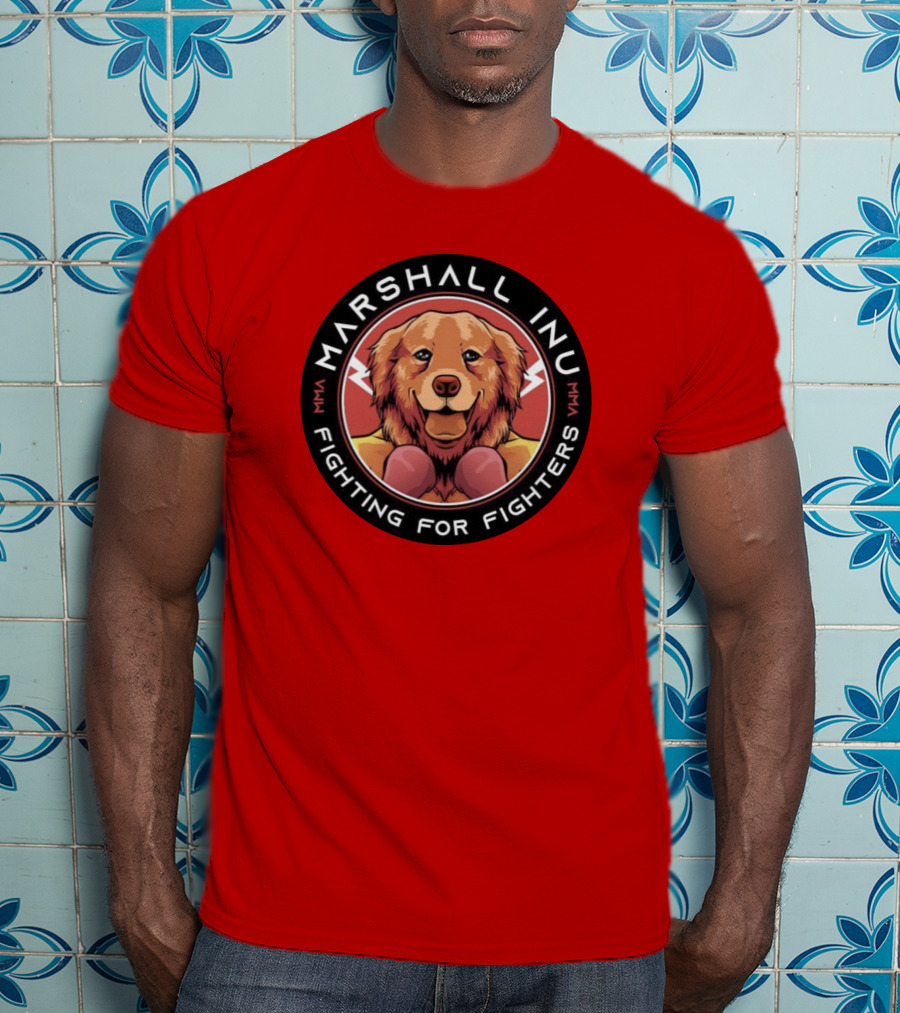 Marshall Inu Mma Fighting For Fighters T-Shirt