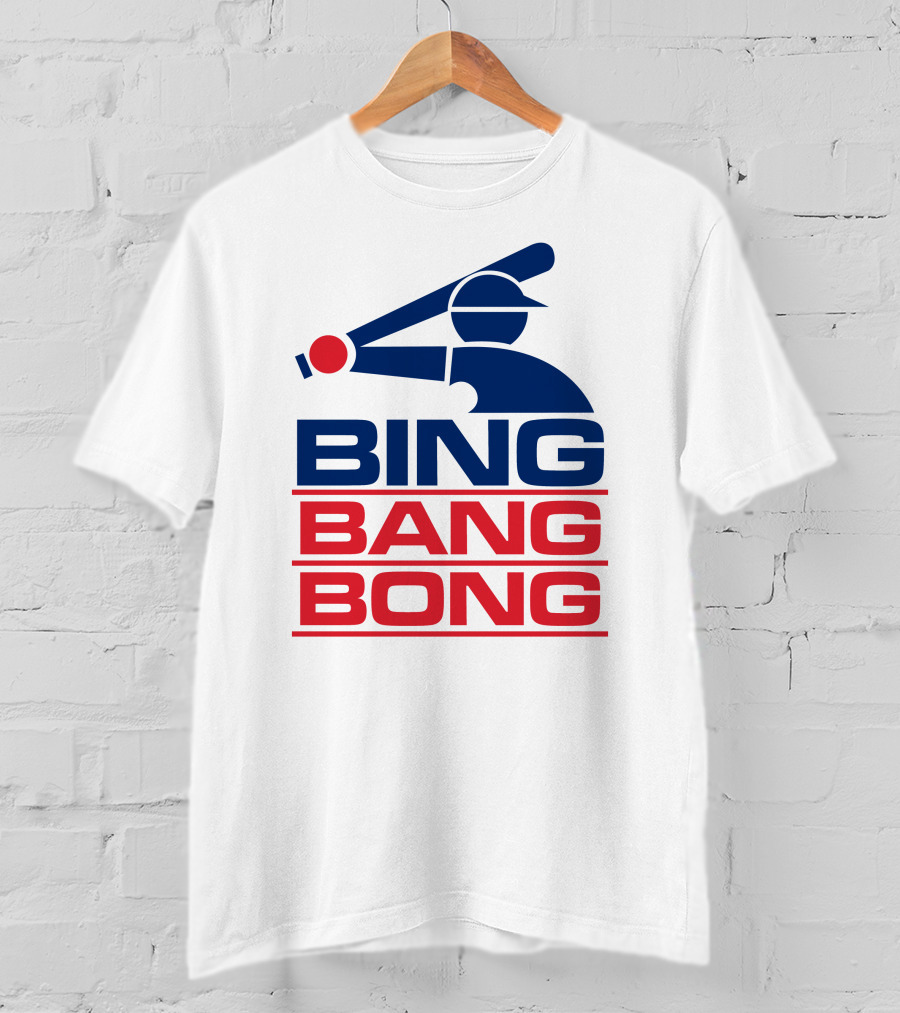 Bing Bang Bong Baseball Player T-Shirt