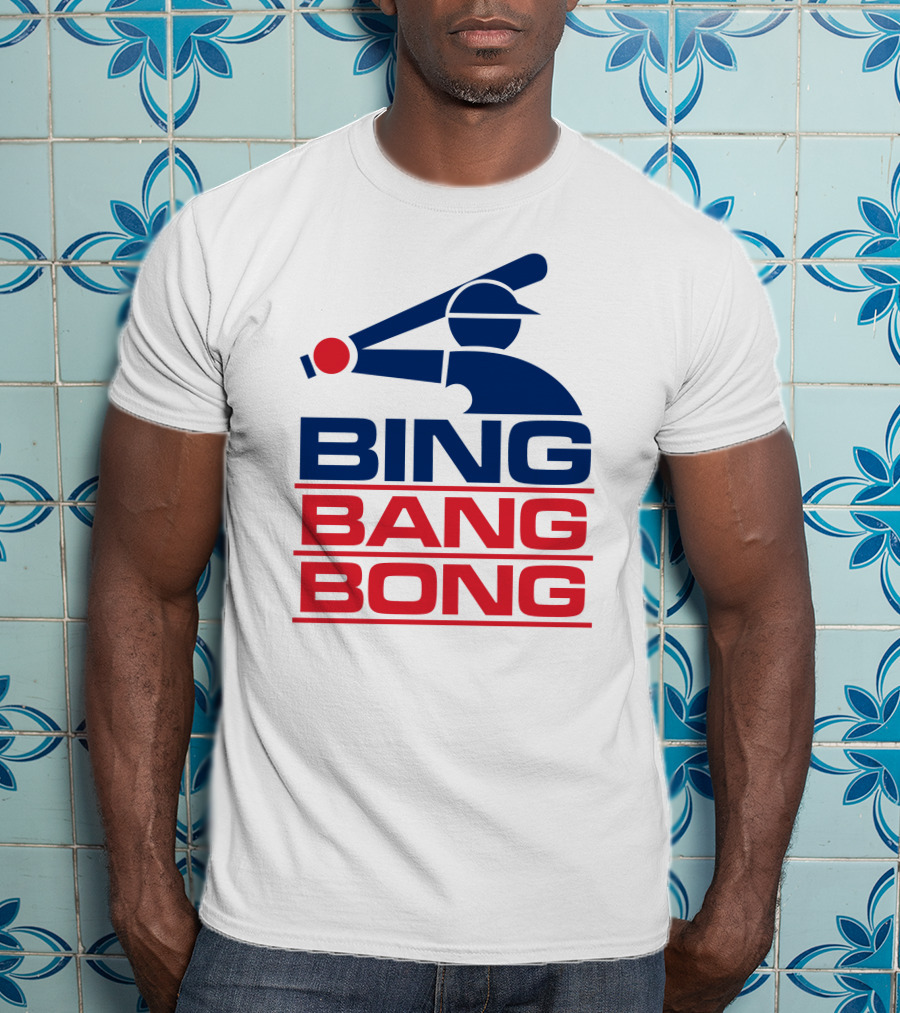 Bing Bang Bong Baseball Player T-Shirt