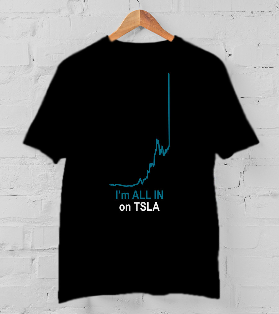 Warren Redlich Molon Tsla I'm All In On TSLA Come And Take It T-Shirt
