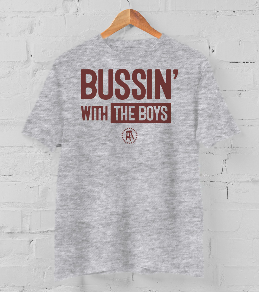 Bussin' With The Boys Red Logo Onesie T-Shirt