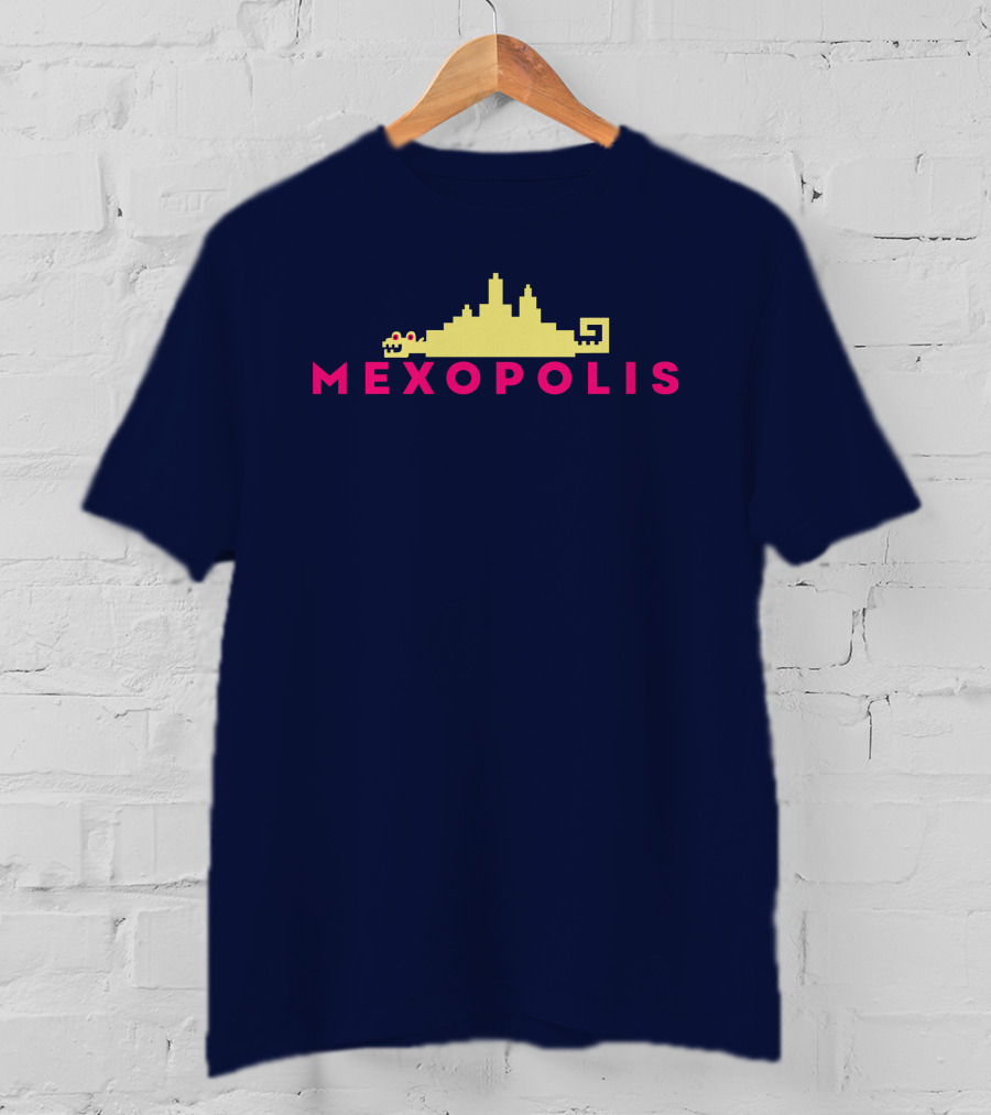 Mexopolis Jorge R. Gutierrez Cityscape Skyline T-Shirt