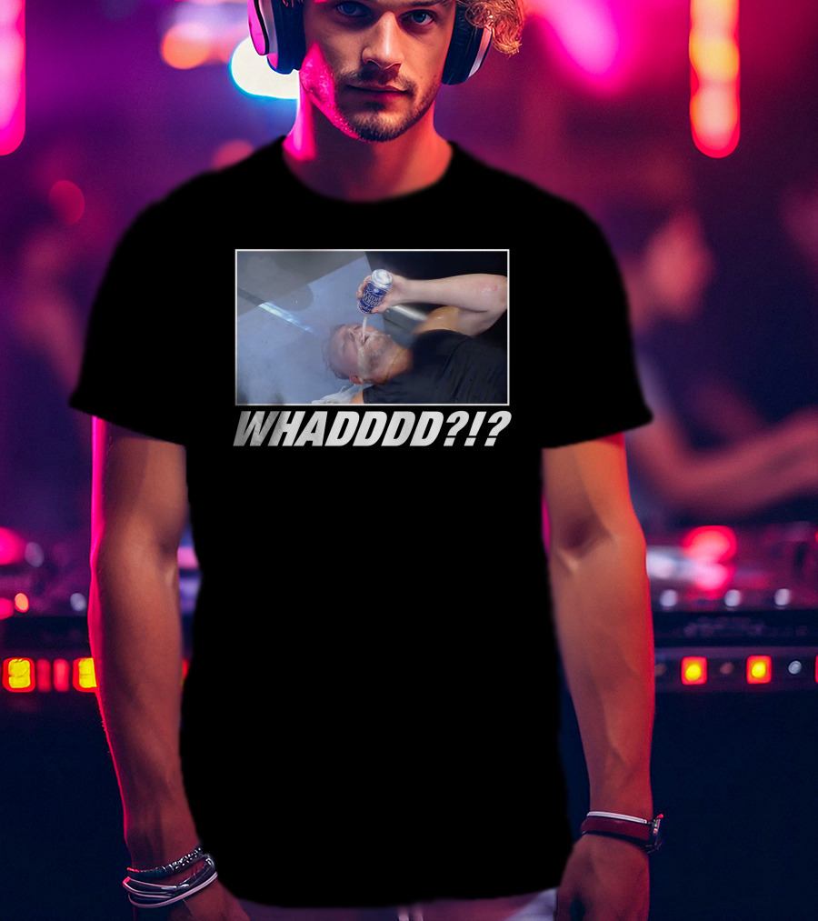 The Pat Mcafee Show Merch WHADDDD?? Whipped Cream Moment T-Shirt