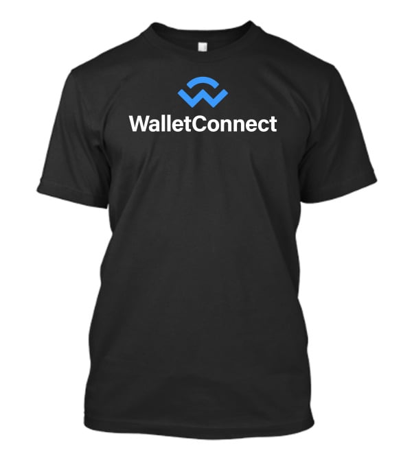 WalletConnect Logo Blue And White T-Shirt